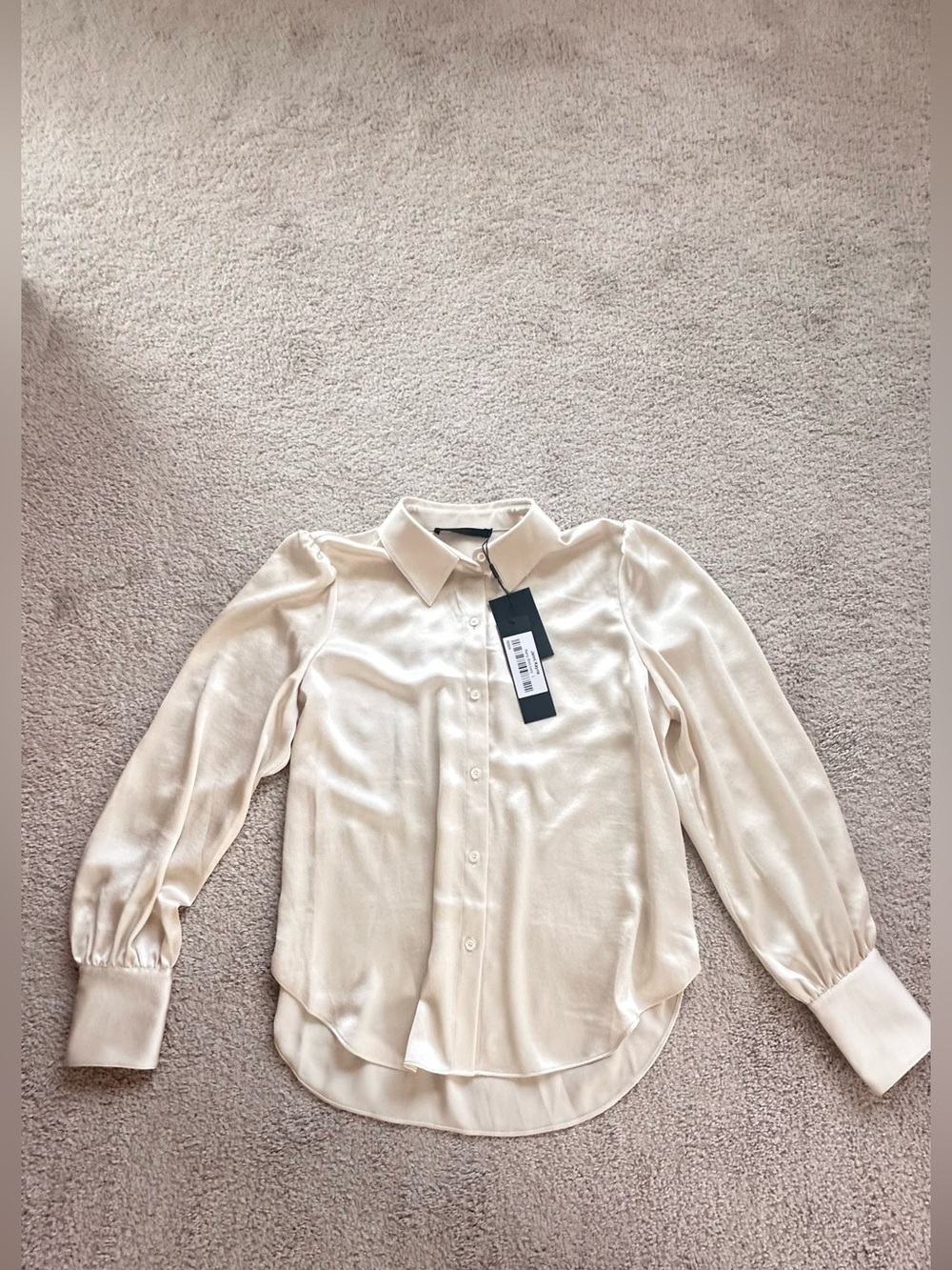 Jenni Kayne satin blouse size L